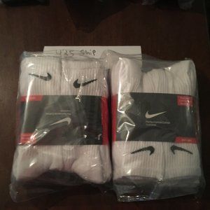 12 Pair Nike Performance Cotton Cushion Crew Socks